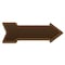 Signmission Brown Arrow Decal Funny Home Decor 18in Wide D-A-999934 - alternate 1